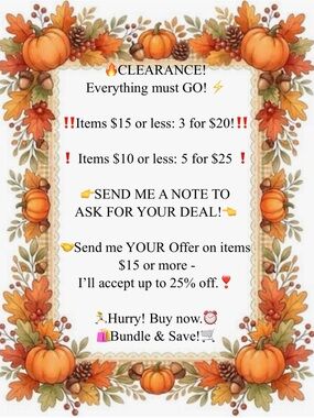 Clearance: Everything Must Go. Make An Offer. Bundle & Save. Buy Now!